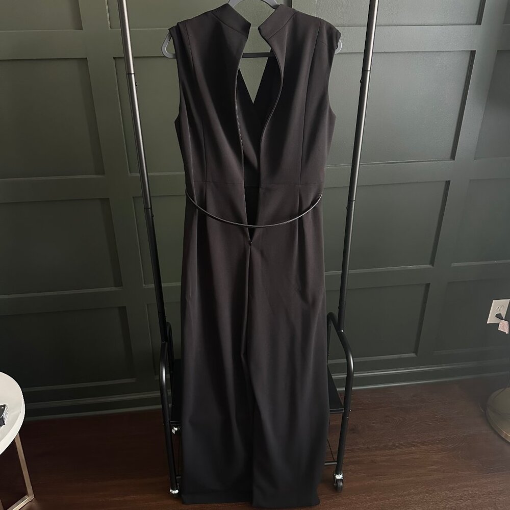 NWT Calvin Klein Wide Leg Black Jumpsuit - Picture 10 of 10